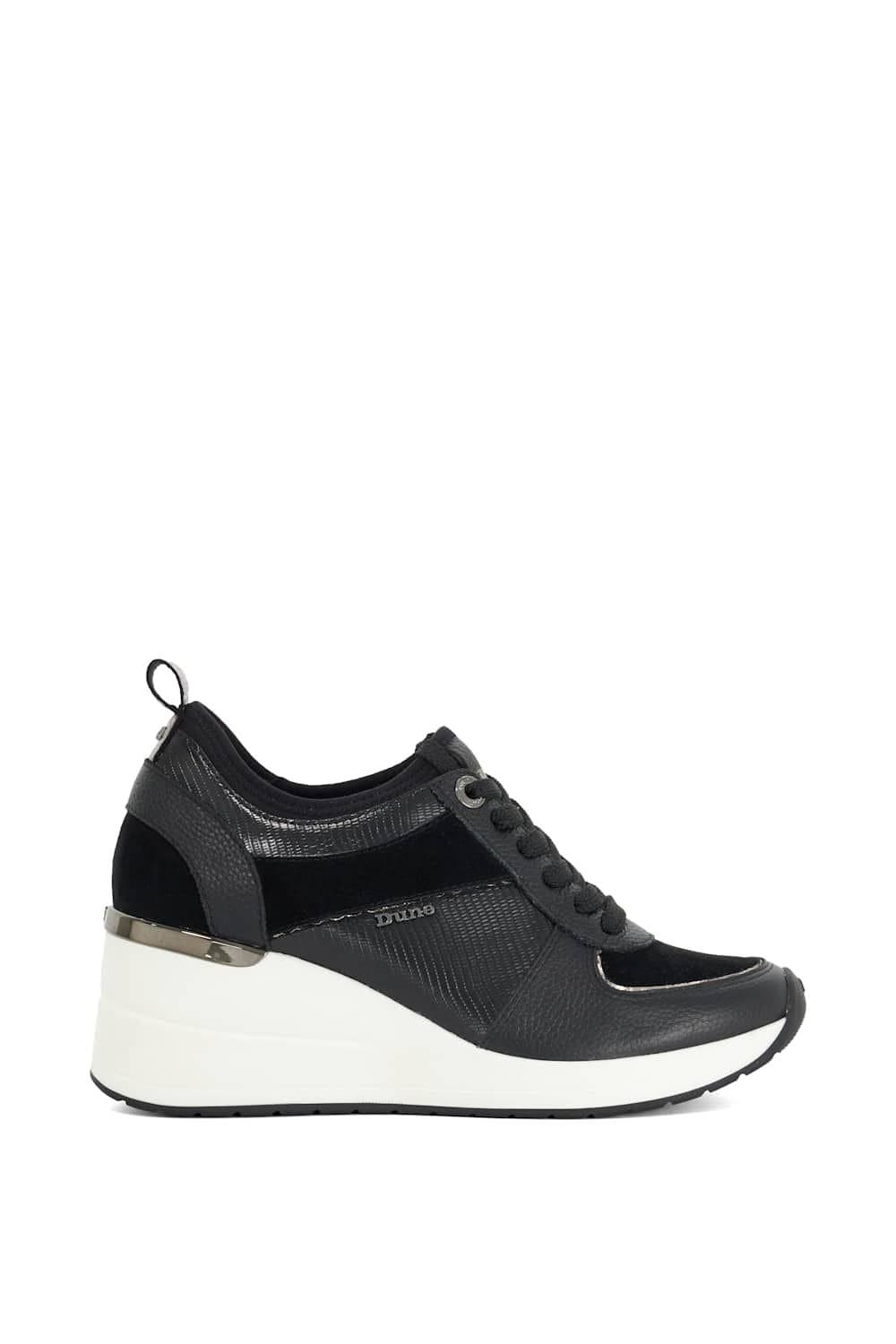 Dune London Dune London Women's 'Eloisa' Suede Trainers in Black