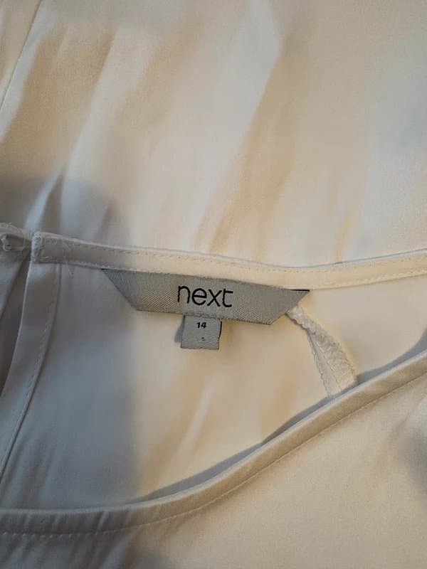 Next Next satin evening blouse top size 14