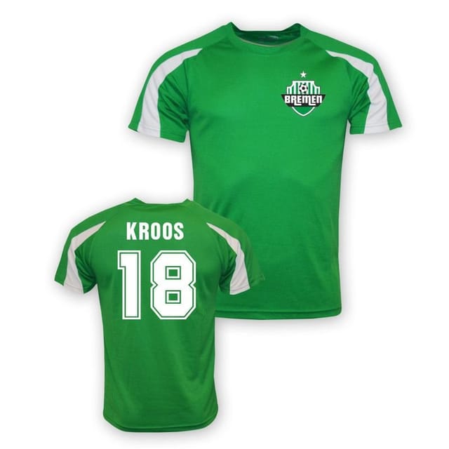Werder Bremen Werder Bremen Men's Felix Kroos Sports Training Jersey in Green - 2