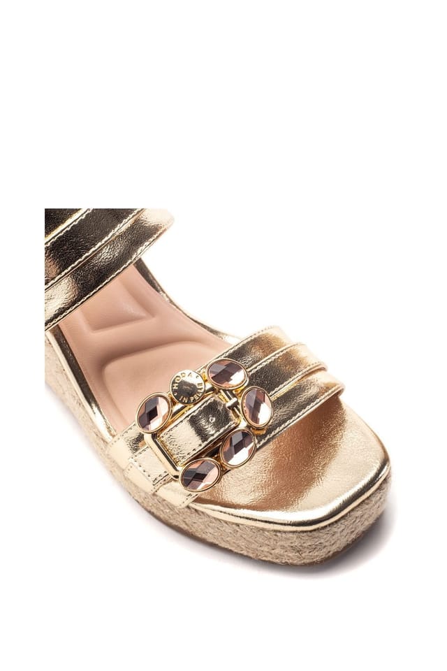Moda in Pelle Moda In Pelle Women's 'Moyra' Porvair Wedges in Gold - 2