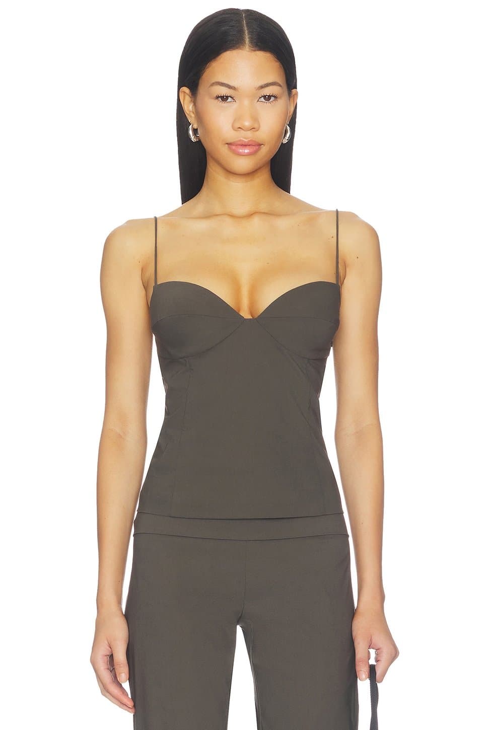 revolve Revolve Studio Cami In Wood - Stretchy Camisole