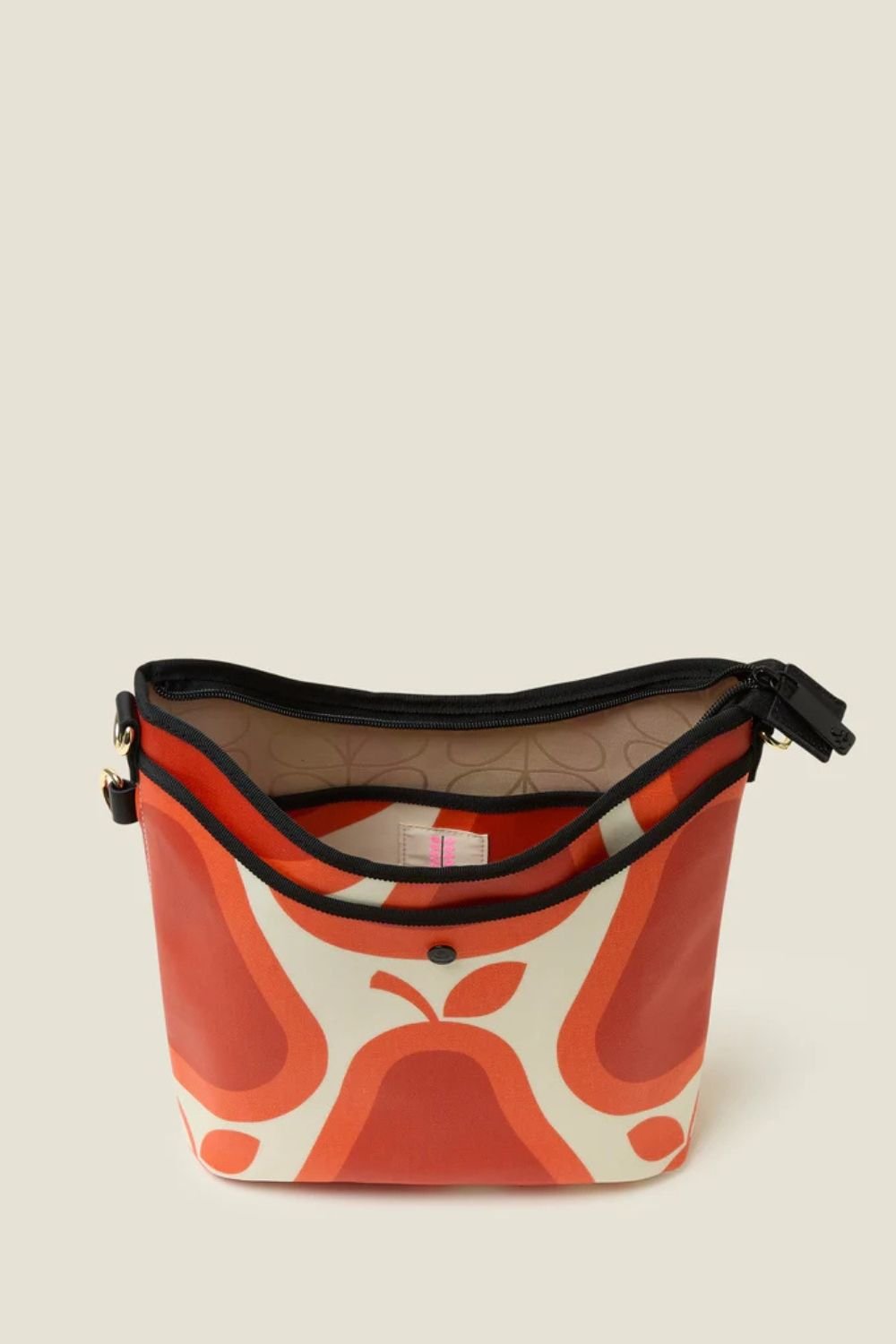 Orla Kiely Orla Kiely Women's Cross Carry Crossbody - Pear Tomato in Red - 3