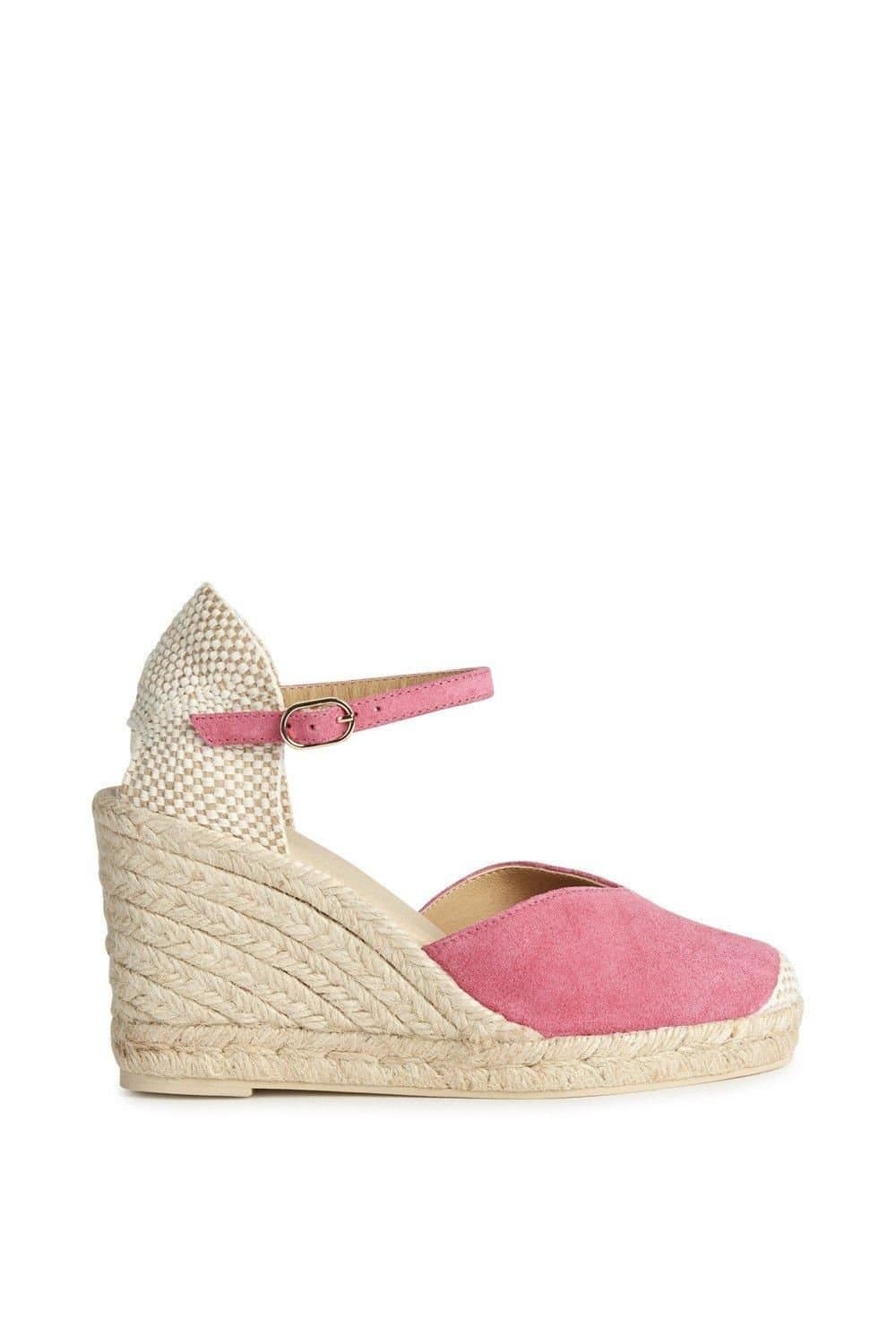 Geox Geox Women's 'D Gelsa A' Purple Suede Wedge Sandal