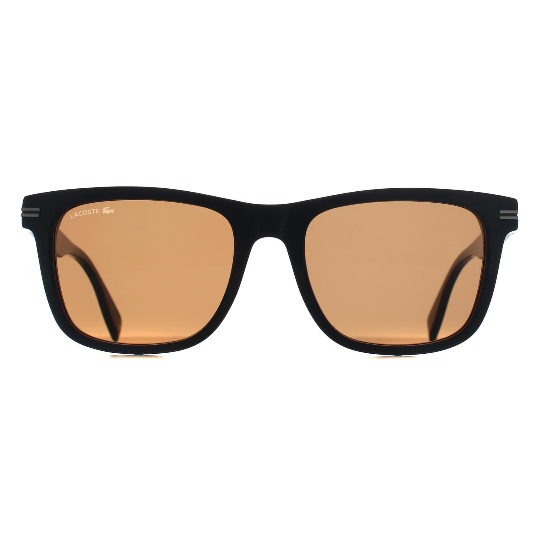 Lacoste Lacoste Men's Rectangle Black Brown L6045S