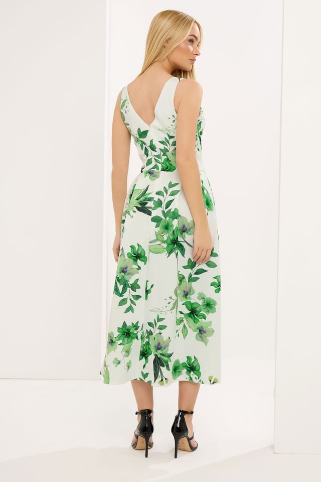 Star By Julien Macdonald Star by Julien Macdonald Women's Floral Scuba Dress in White - 3
