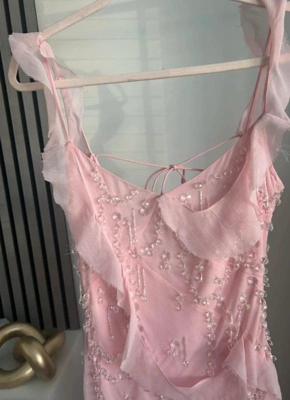 ASOS Embellished Pink Mini Dress