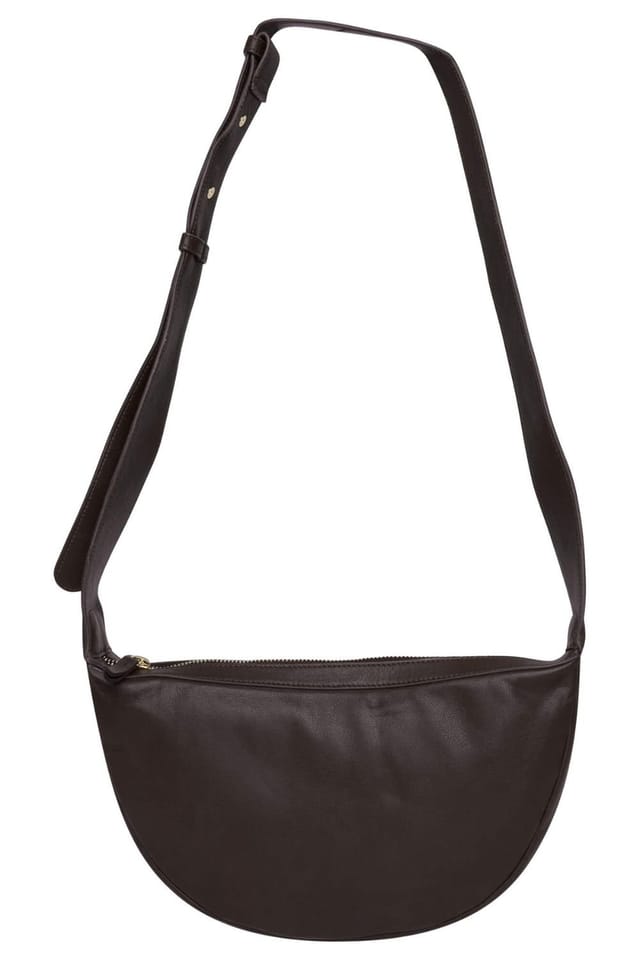 Barneys Originals Barneys Originals Women's Brown Leather Crossbody Bag in Chocolate - 3