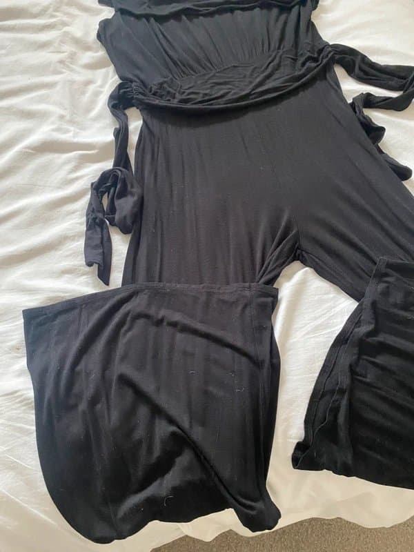 Topshop One shoulder jump suit