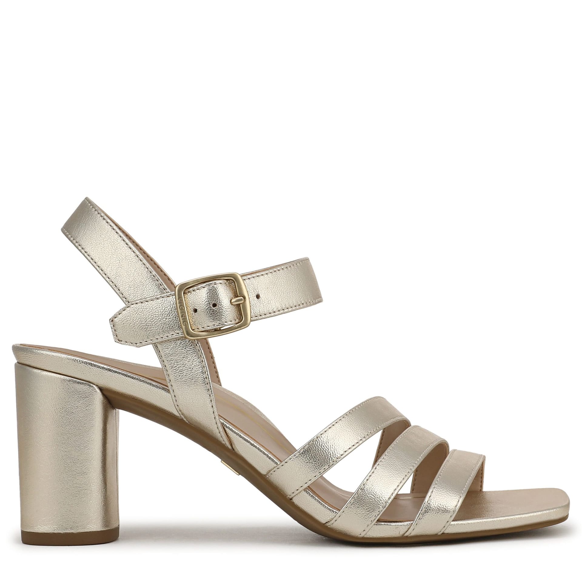 Vionic Vionic Women's Nora Strappy Sandals in Metallic Gold - 4