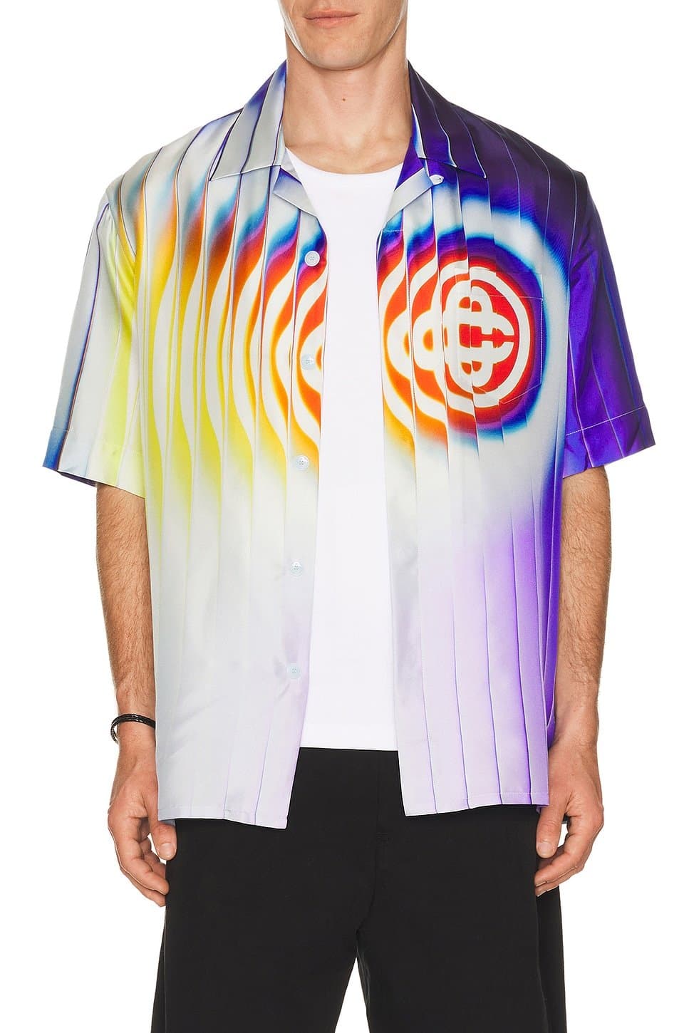 revolve Revolve Shockwave Cuban Collar Shirt