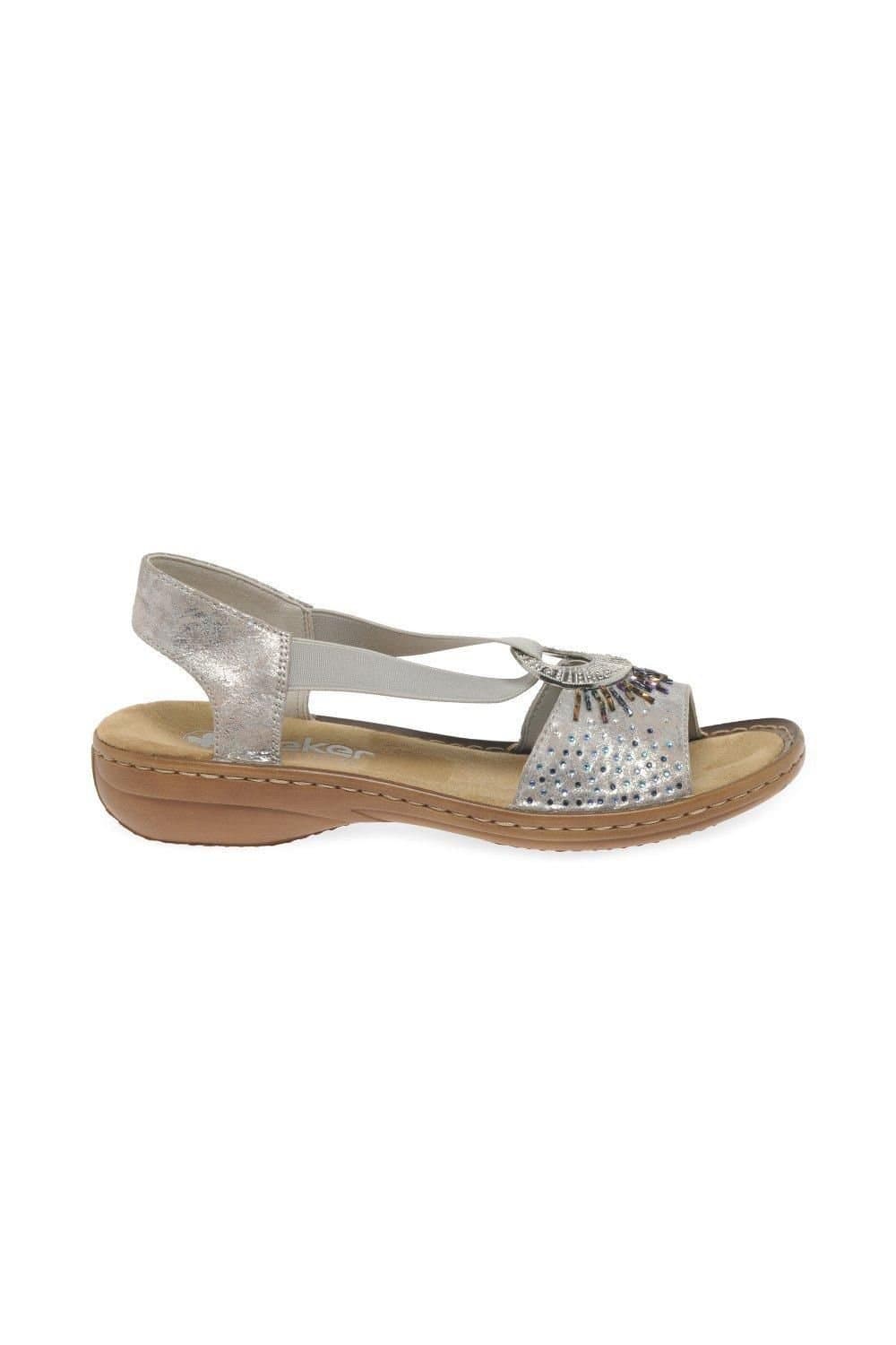 Rieker Rieker Women's 'Halo' Sandals in Metallics