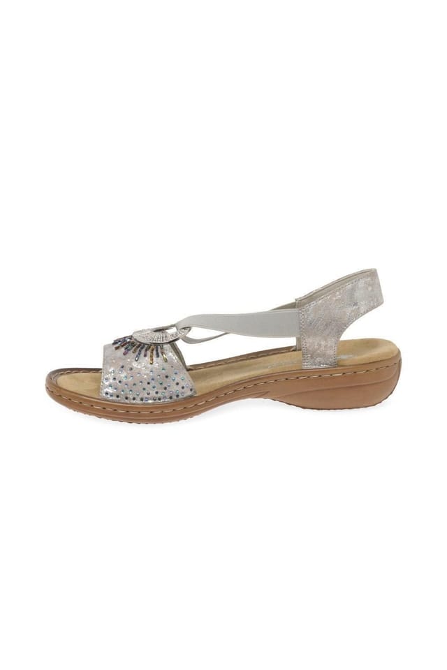 Rieker Rieker Women's 'Halo' Sandals in Metallics - 2