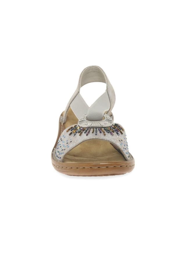 Rieker Rieker Women's 'Halo' Sandals in Metallics - 3