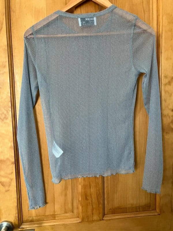 New Look TWO New Look Tops size S 10/12 Black/Grey - 1