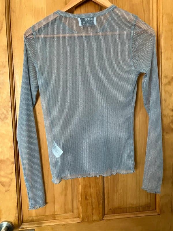 New Look TWO New Look Tops size S 10/12 Black/Grey
