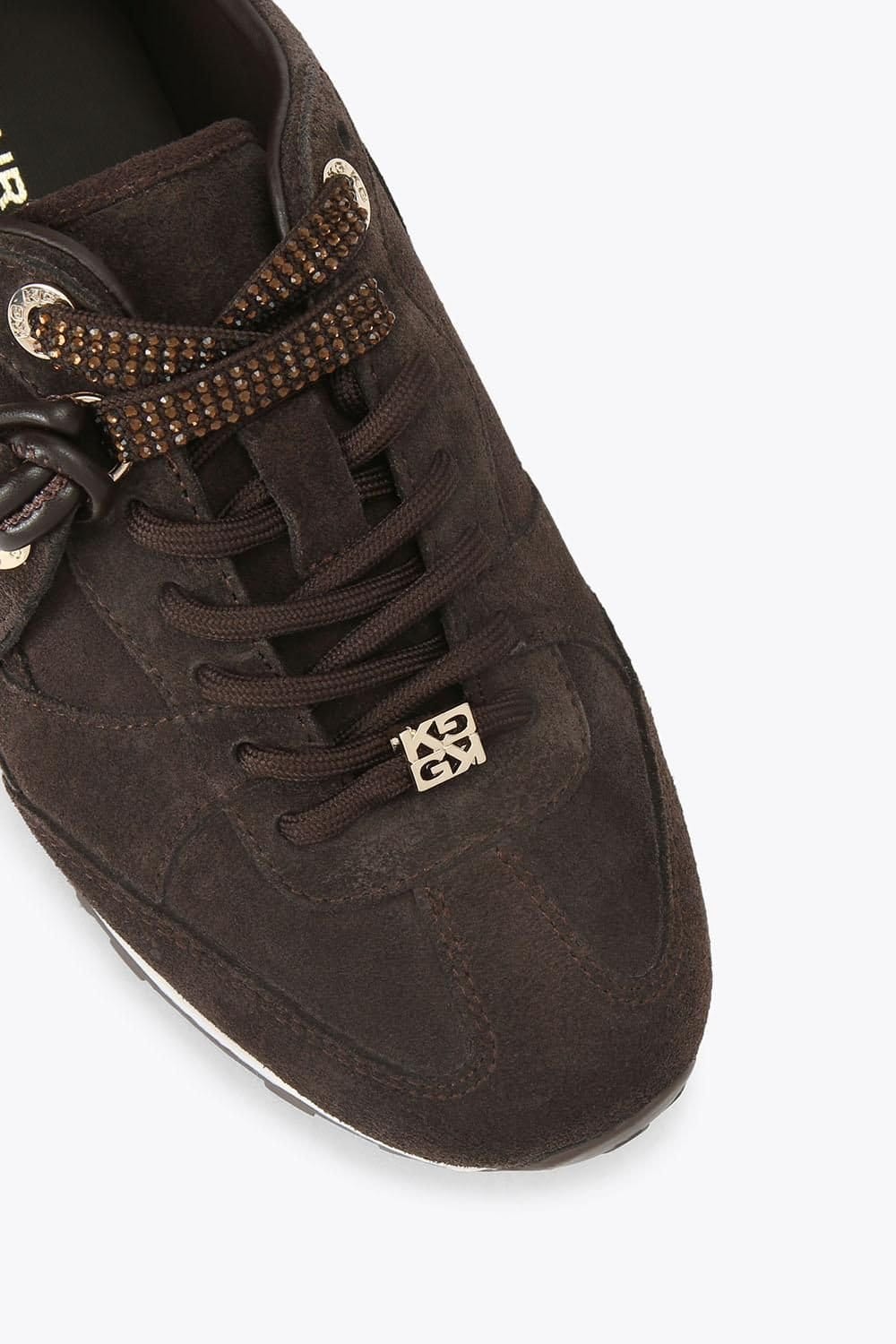 KG Kurt Geiger KG Kurt Geiger Women's 'Lorelei' Suedette Trainers in Brown - 4