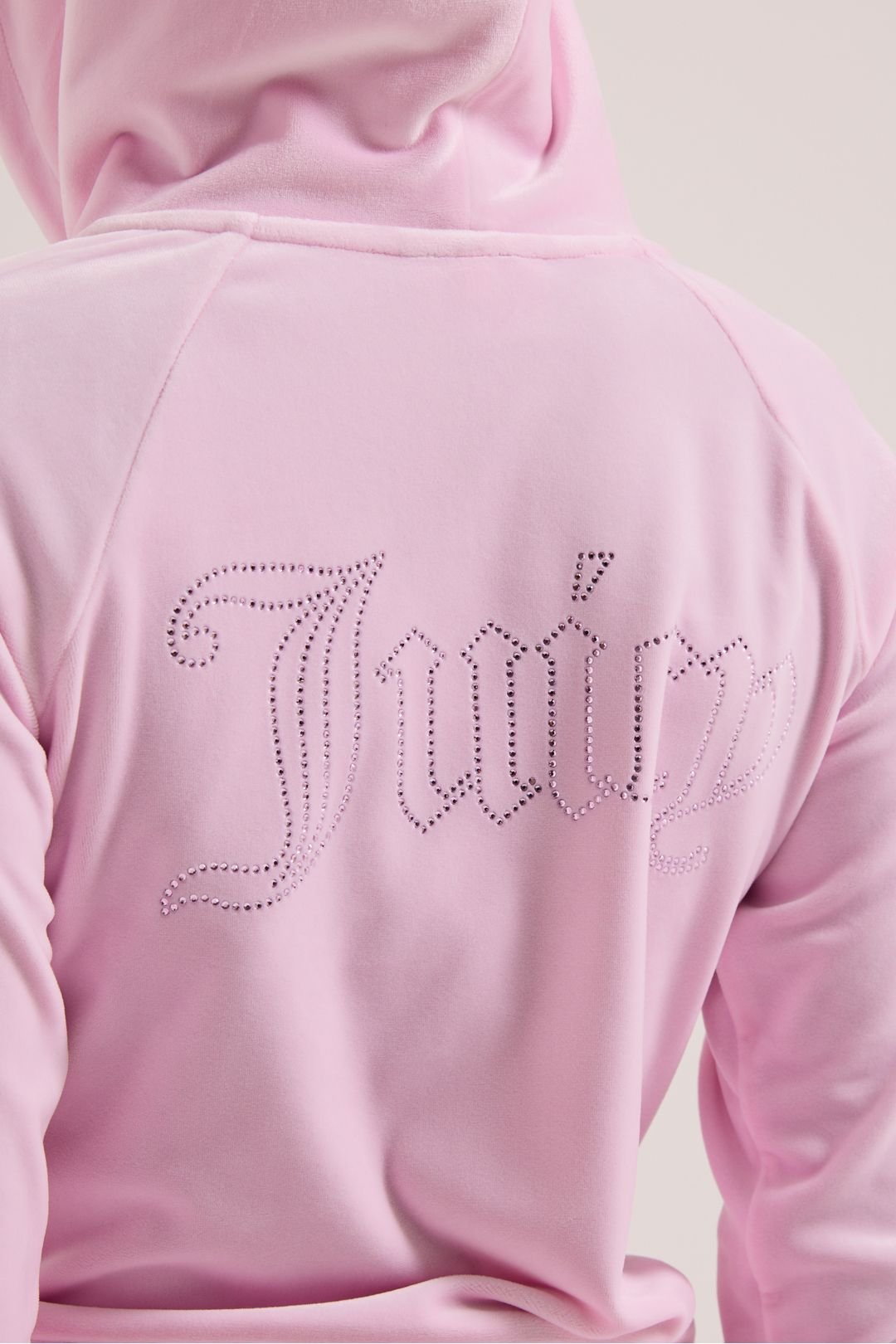 Juicy Couture Juicy Couture Women's Madison Diamante Hoodie Pink - 4