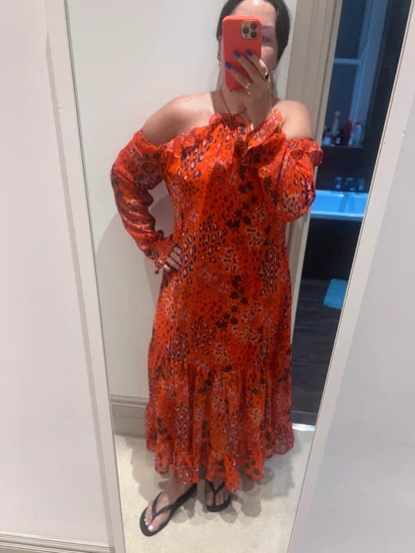 Never Fully Dressed Never Fully Dressed Red Maxi Dress 20