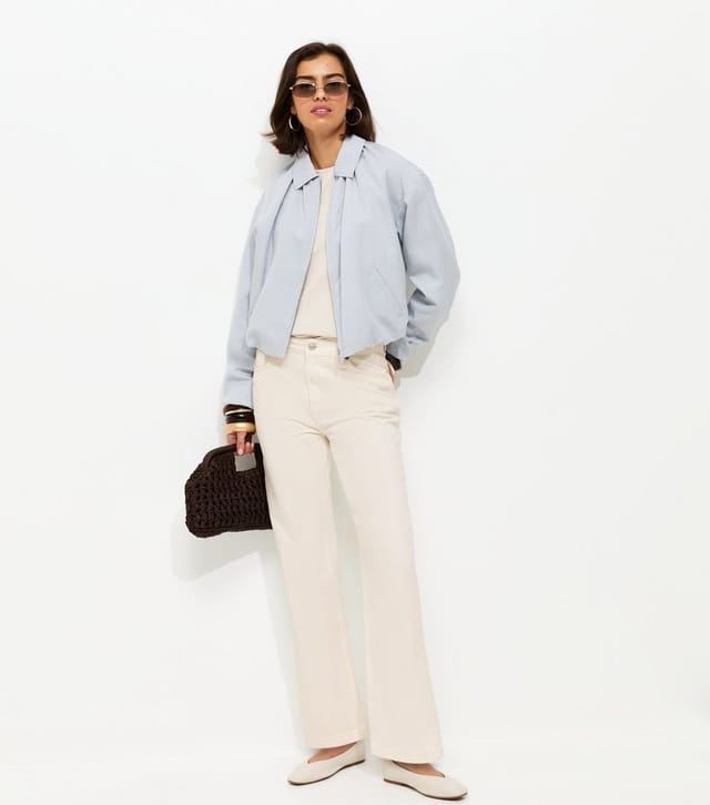 New Look Women's Anica Off White Straight Leg Jeans New Look - 3