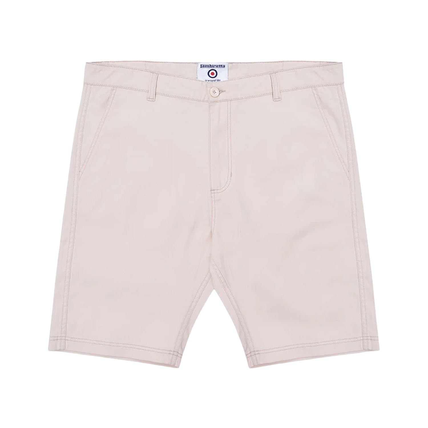 Lambretta Lambretta Men's Chino Shorts in Stone