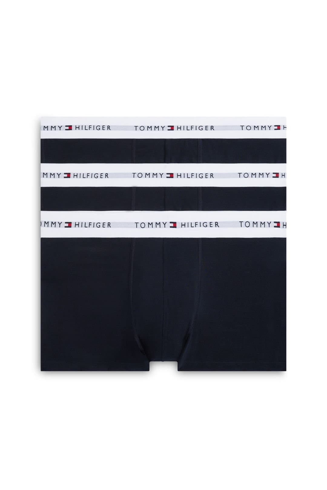 Tommy Hilfiger Tommy Hilfiger Men's Signature 3 Pack Cotton Trunks - Navy