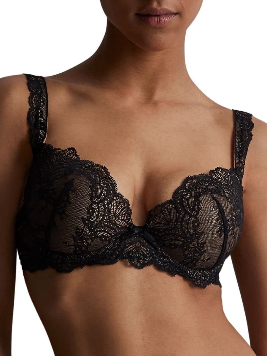 Aubade Aubade Women's Danse Des Sens Moulded Push-Up Bra in Black