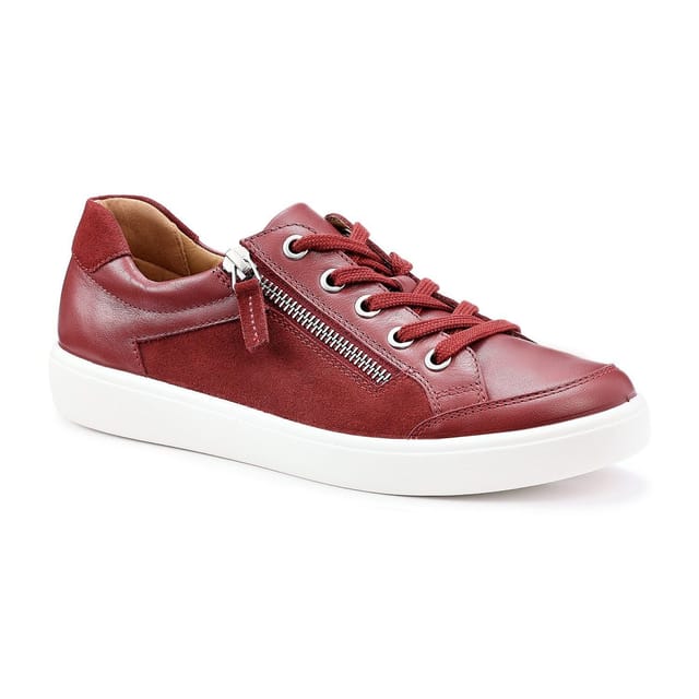 Hotter Hotter Women's Wide Fit 'Chase II' Trainers in Red - 2