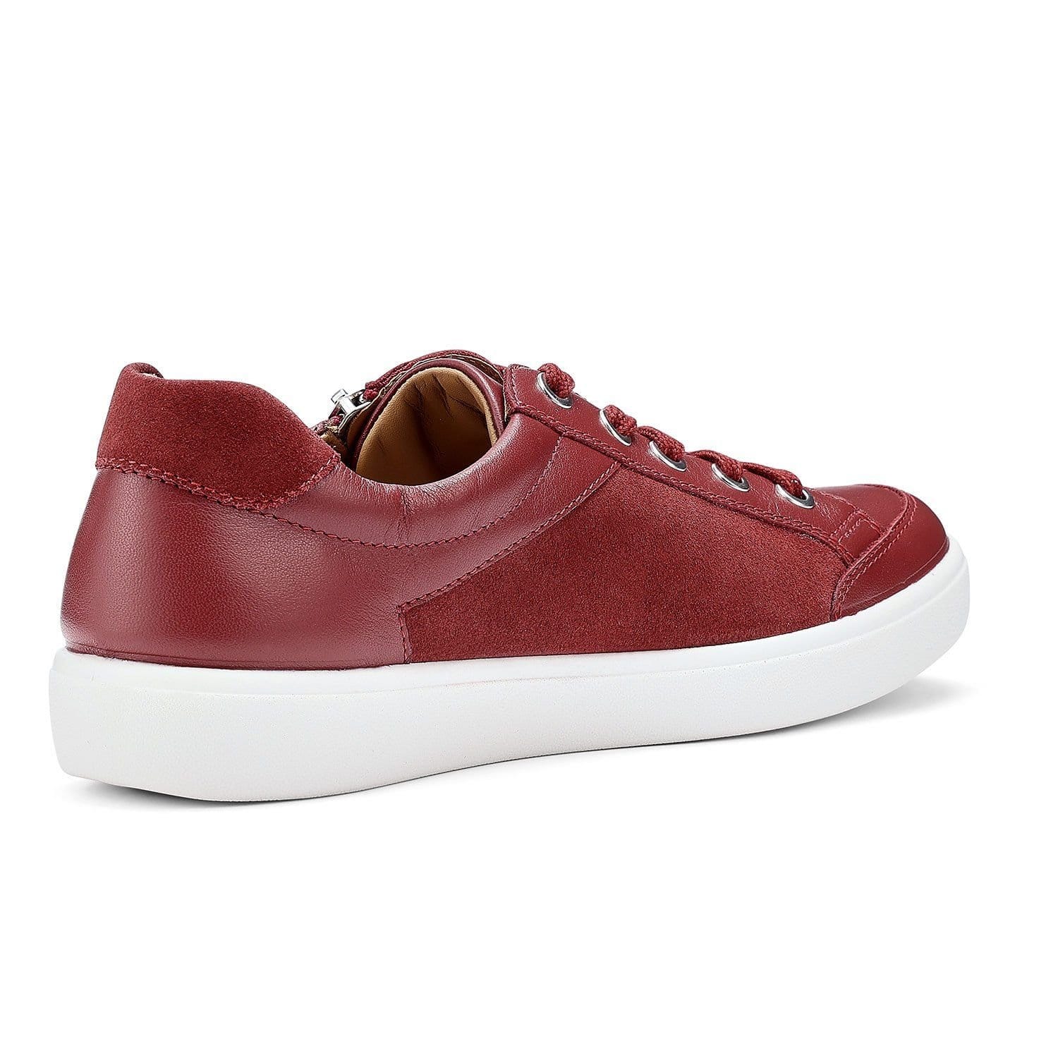 Hotter Hotter Women's Wide Fit 'Chase II' Trainers in Red - 4
