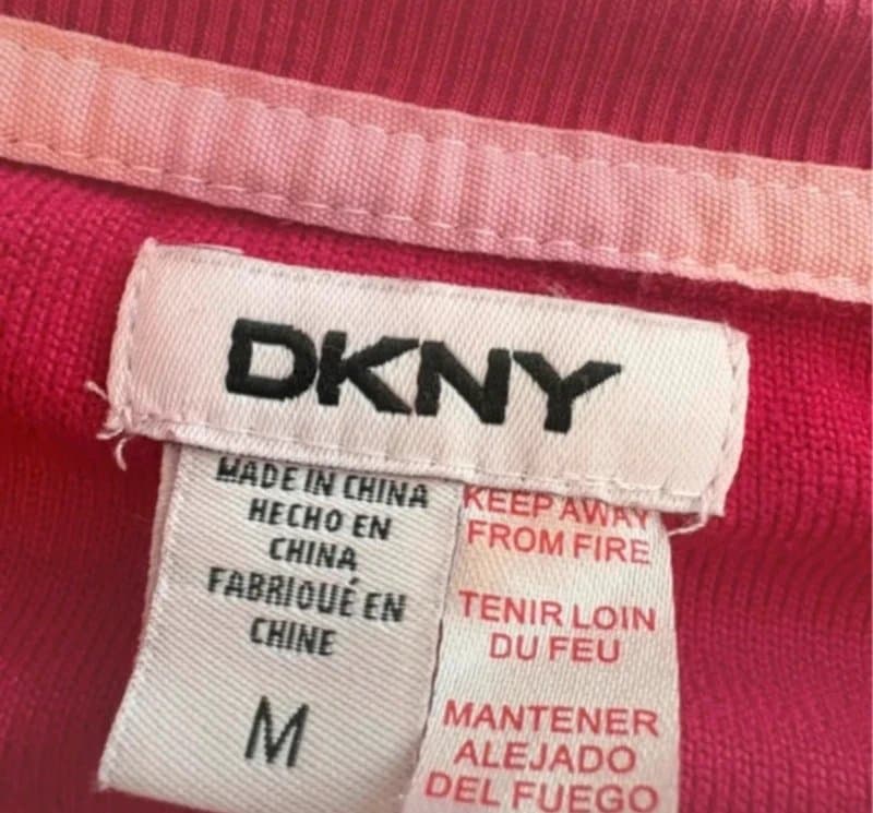 DKNY DKNY Womens Pink Y2K Style Lounge Top