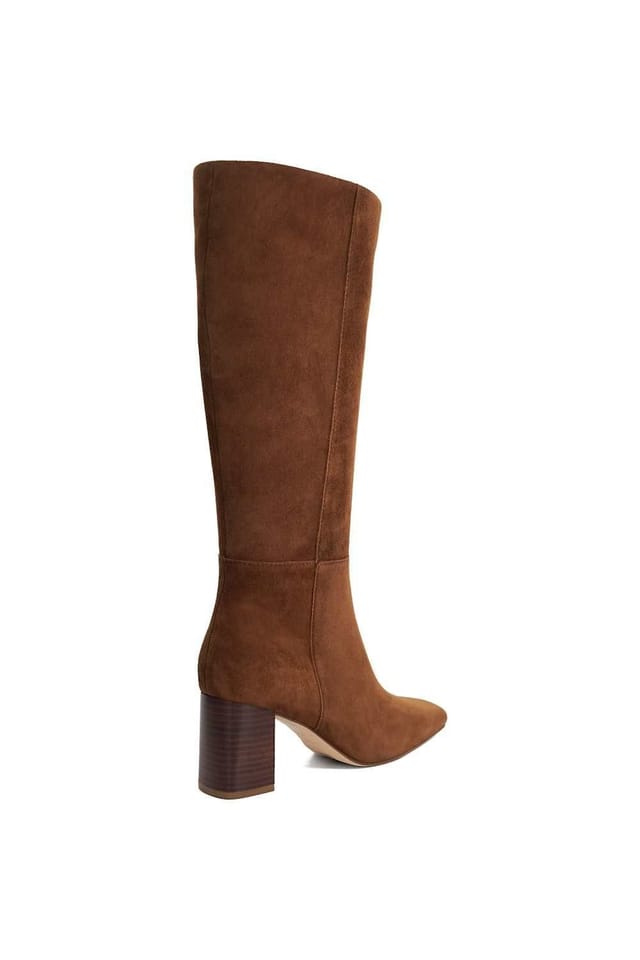 Dune London Dune London Women's 'Salfie' Suede Knee High Boots in Brown - 3