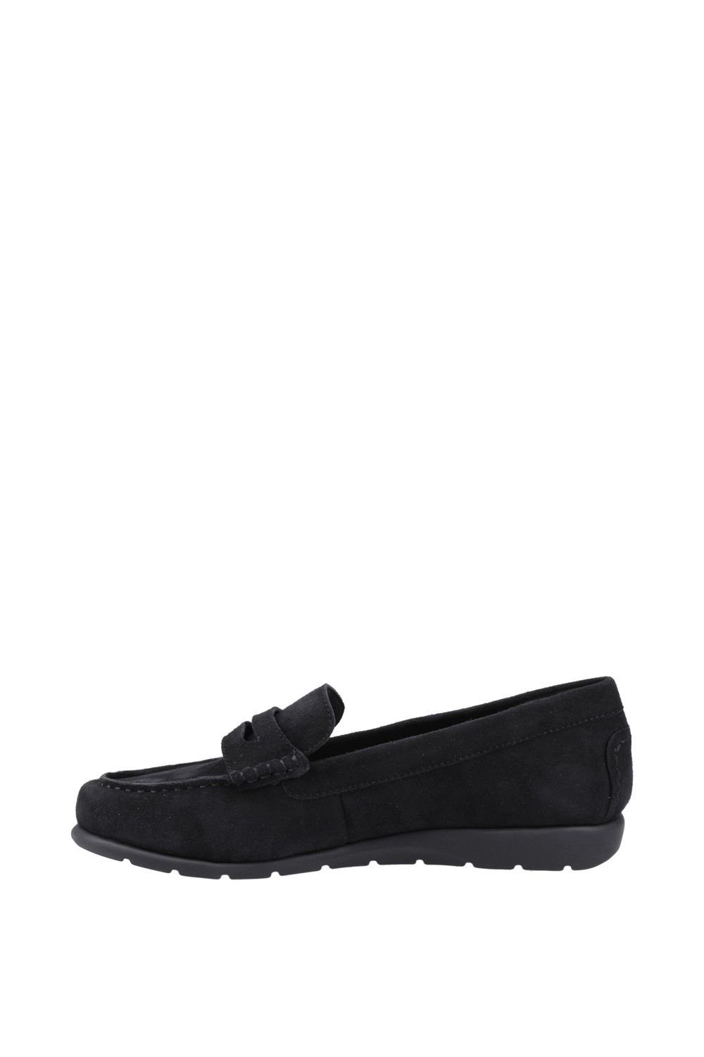 Hush Puppies Hush Puppies Women's Shelby Suede Loafer in Black - 4