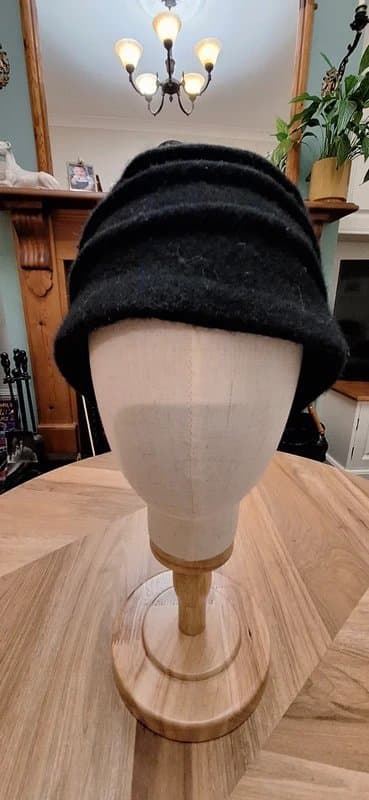 JD Williams JD Williams wool mix black felt hat.