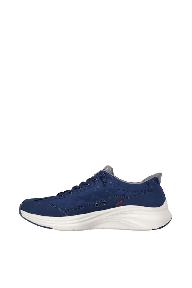 Skechers Skechers Men's CONTOUR FOAM COZY FIT Cozy Fit Slip-Ins Quilted Sneaker Navy - 2