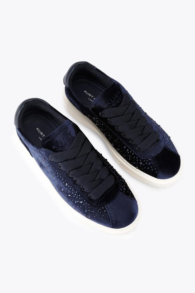 Kurt Geiger London Kurt Geiger London Men's 'Albion Retro' Trainers in Navy - 2