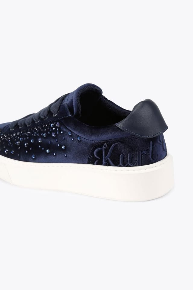 Kurt Geiger London Kurt Geiger London Men's 'Albion Retro' Trainers in Navy - 3
