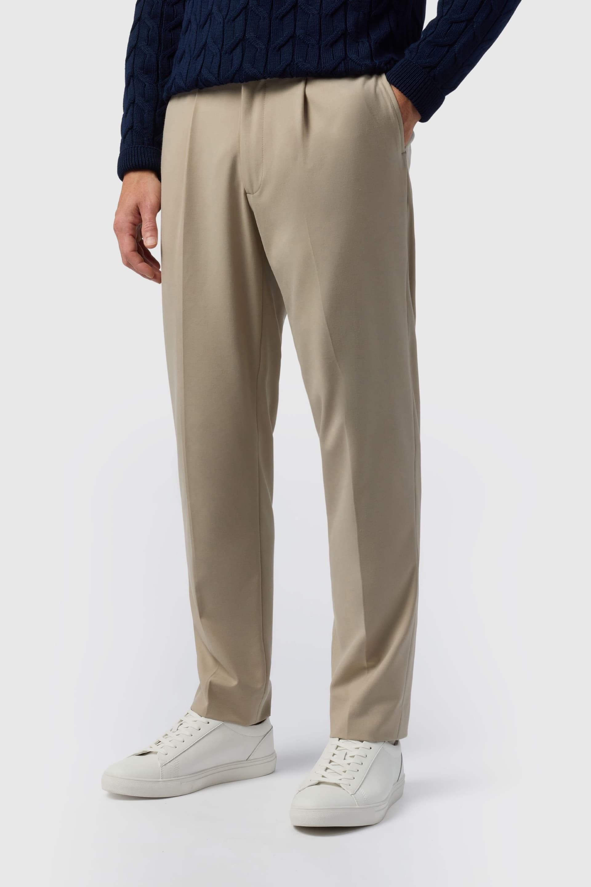 Melka Melka Men's Trousers With Side Adjuster in Nude