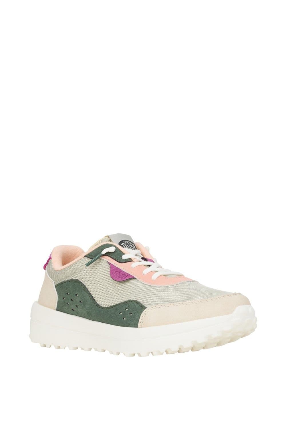 HEYDUDE HEYDUDE Women's Hayden Colorblock Trainers in Olive