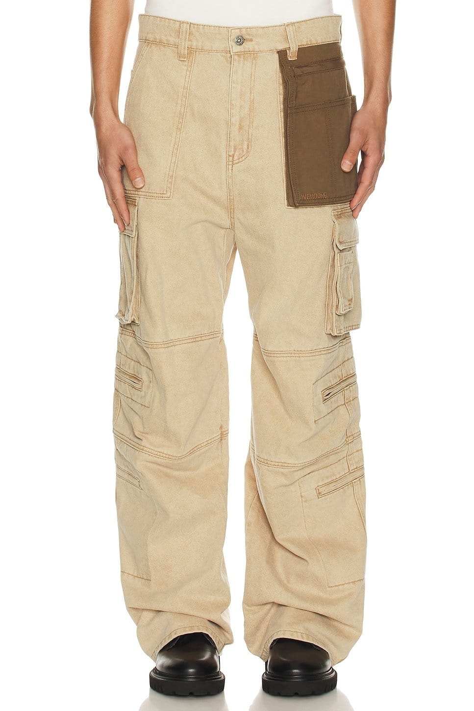 revolve Washed Cargo Trousers - 1