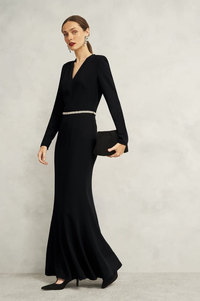 Hobbs London Hobbs London Women's Meryl Dress in Black - 3