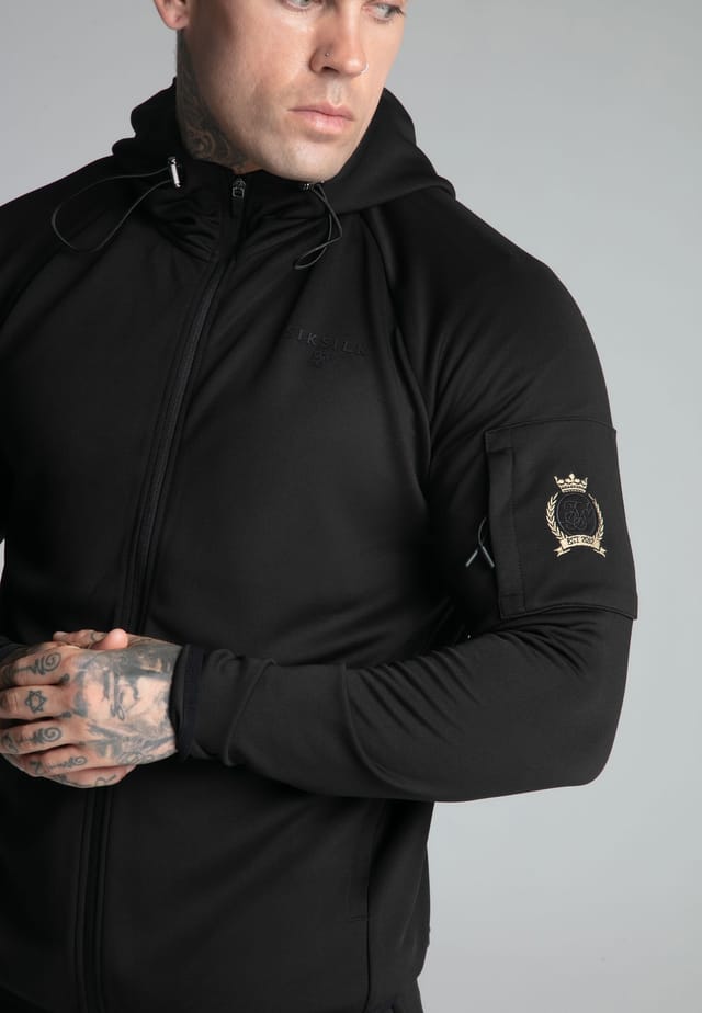 SikSilk SikSilk Men's Grey Full zip Hoodie - 2