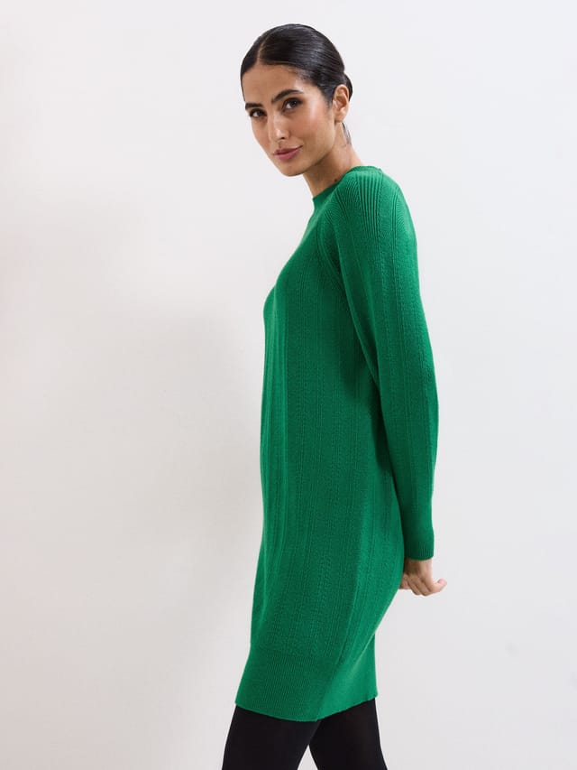 Phase Eight Phase Eight Women's Eleana Textured Dress in Emerald - 2