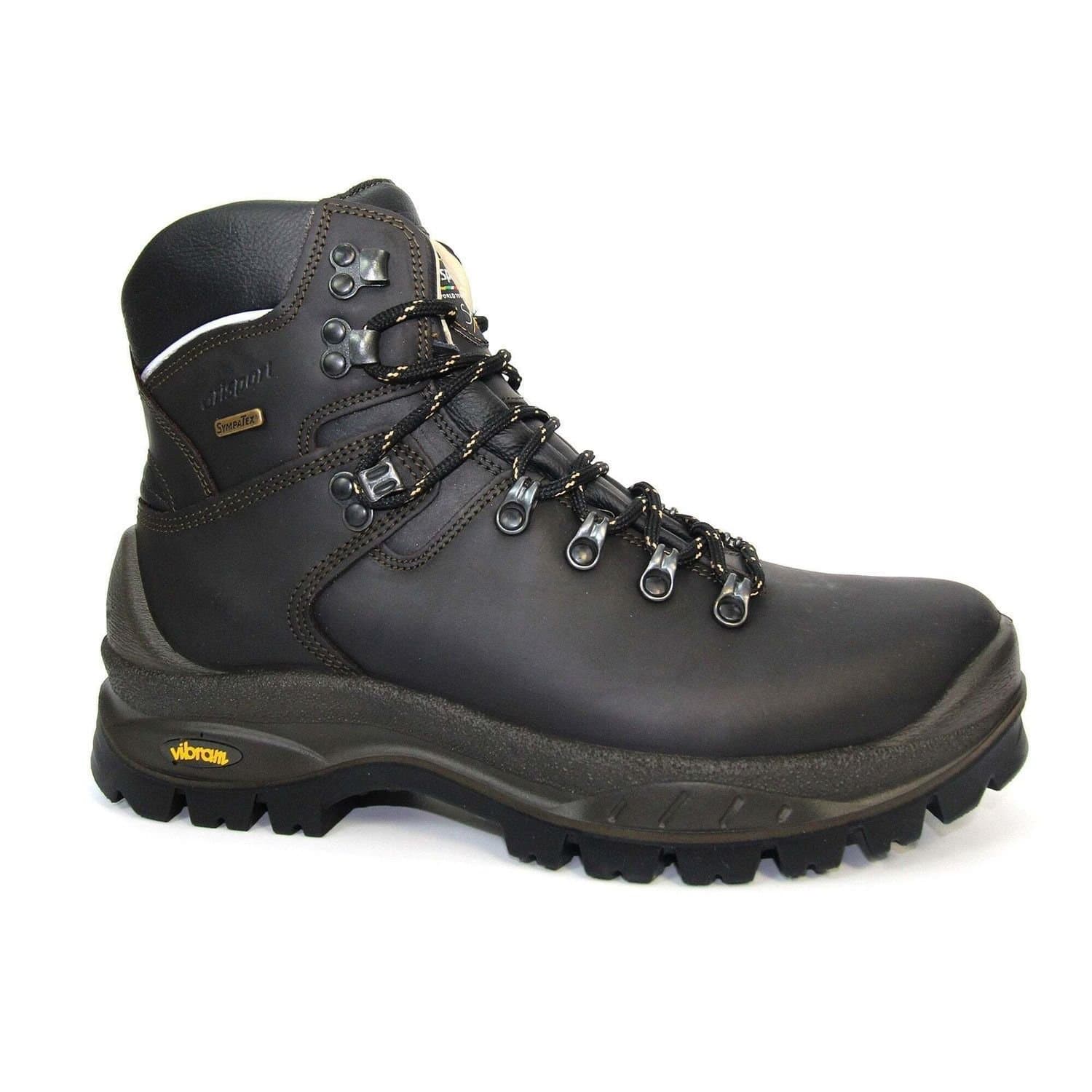 GriSport Grisport Men's Crusader Waxy Leather Wide Walking Boots in Brown