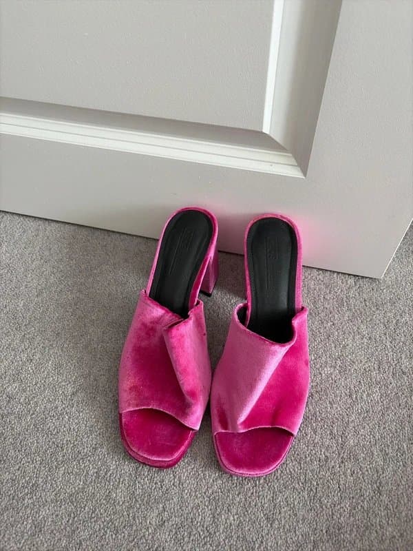 ASOS ASOS hot pink block heel