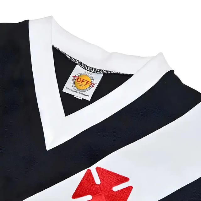 Vasco da Gama Vasco da Gama Men's Mens Retro Vasco de Gama Away Football Shirt in Black - 3