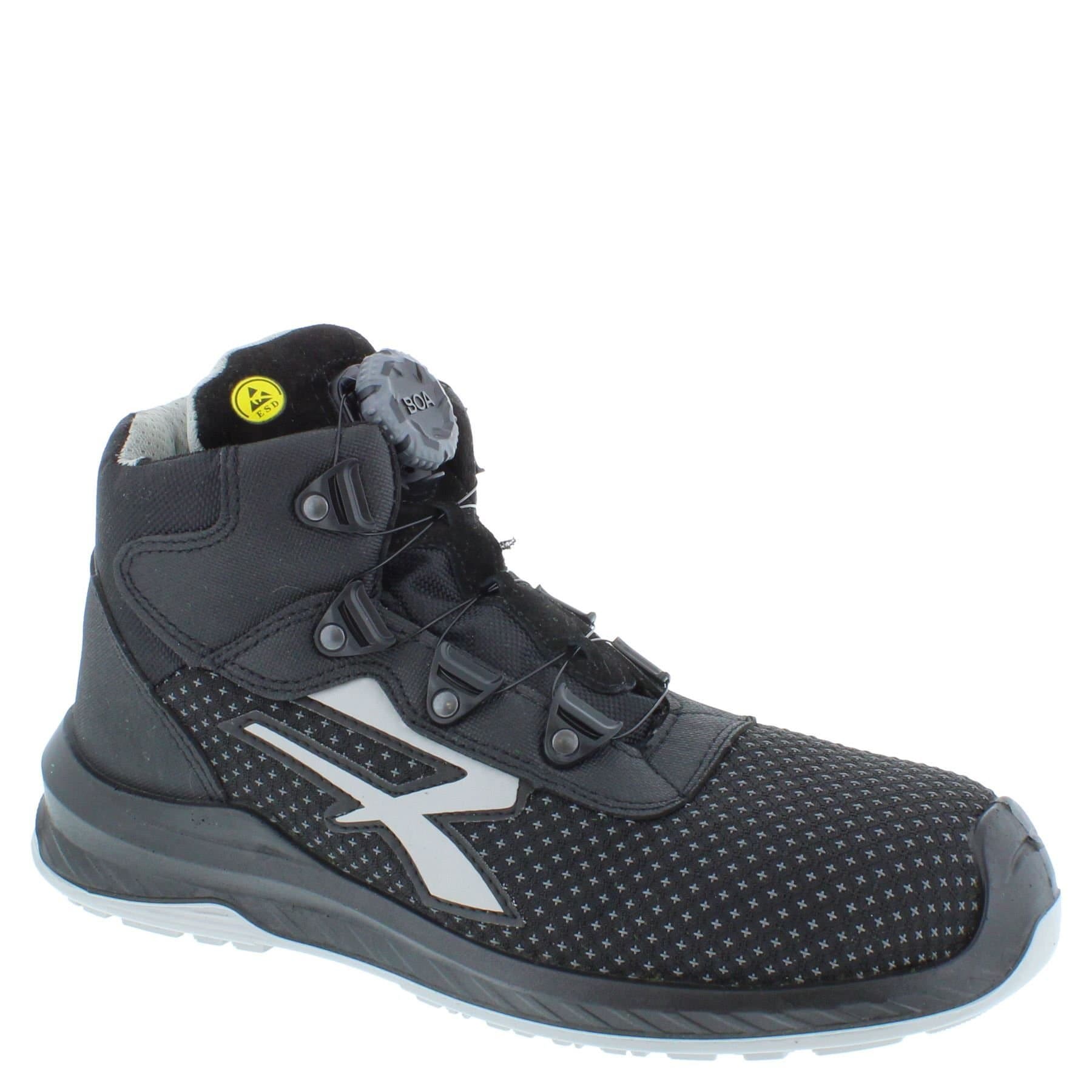 U-Power U-Power Men's Panama ESD S3S Boa Putek Spider Safety Boots in Black