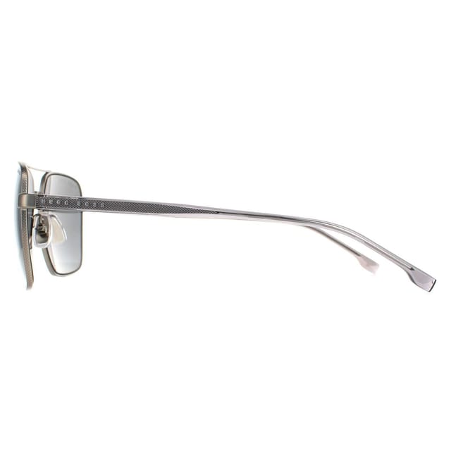 Hugo Boss Hugo Boss Men's Aviator Matte Ruthenium Grey Polarized BOSS 1045/S in Silver - 3