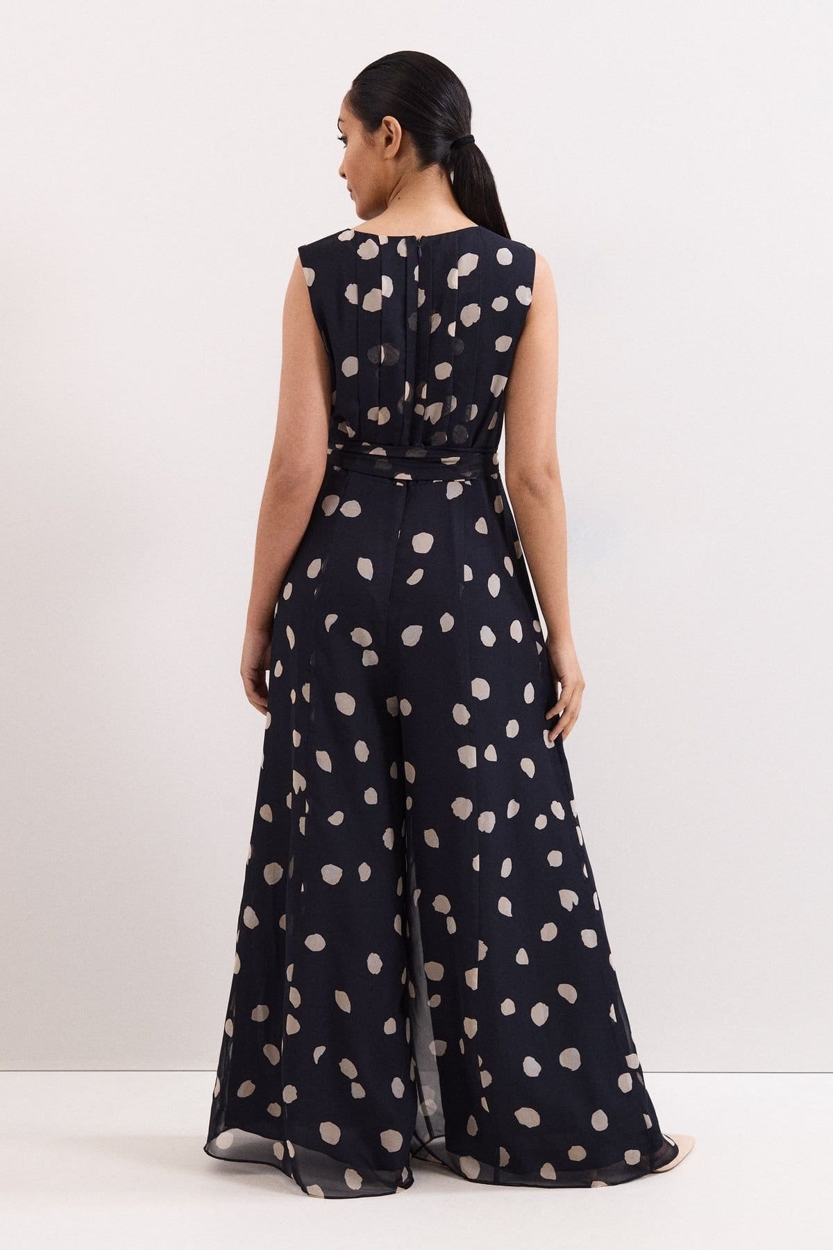Phase Eight Phase Eight Women's Petite Maxine Jumpsuit in Dark Navy - 4