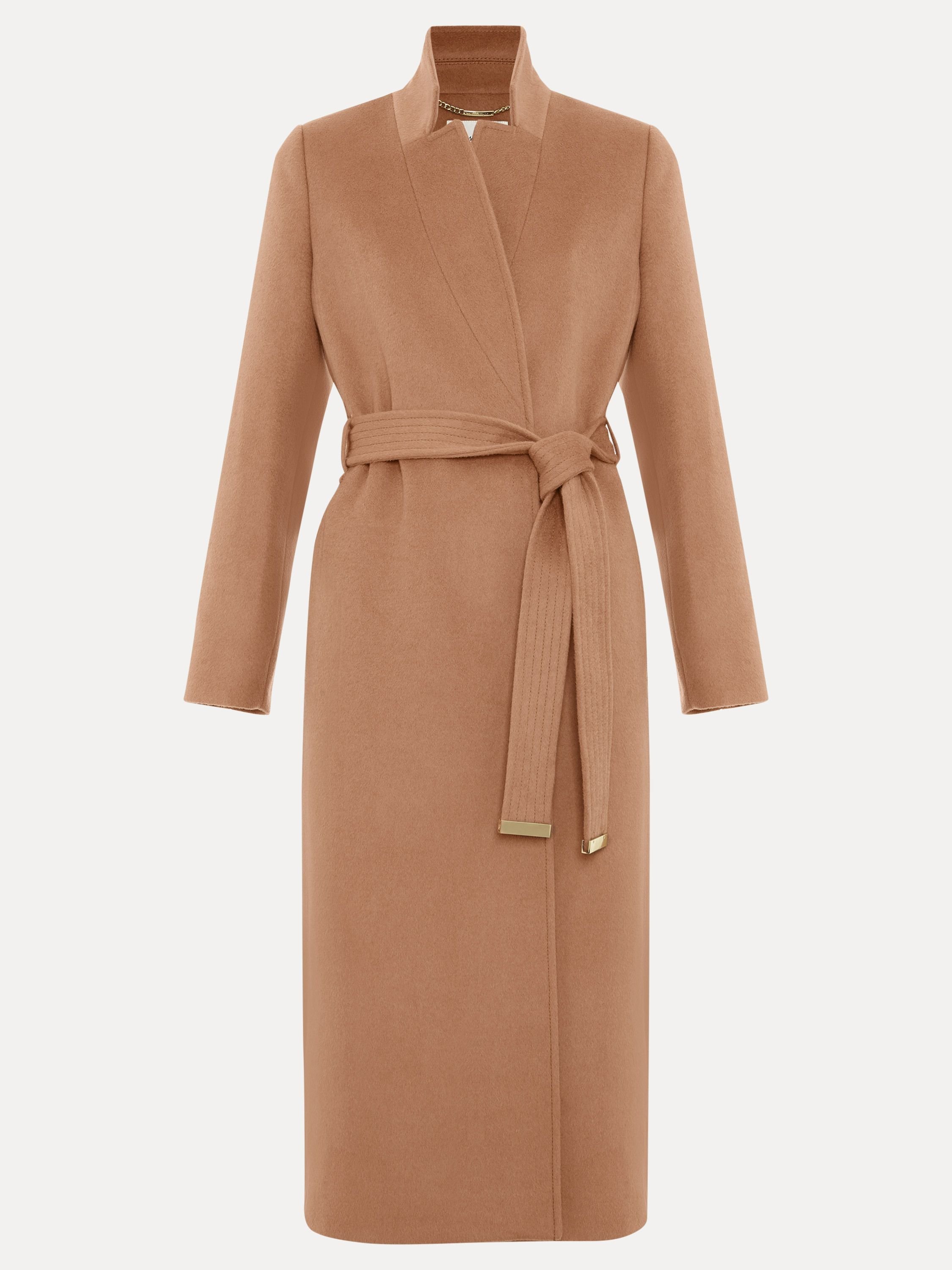 Phase Eight Phase Eight Women's Charlotte Wool Coat in Light Tan - 2