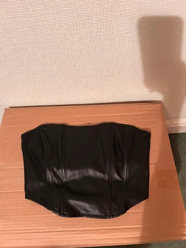 Bershka Bershka leather bralet