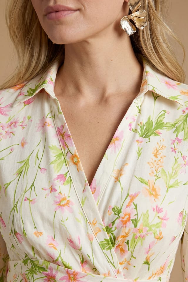 Oasis Oasis Women's English Rose Garden Shirt dress - 3